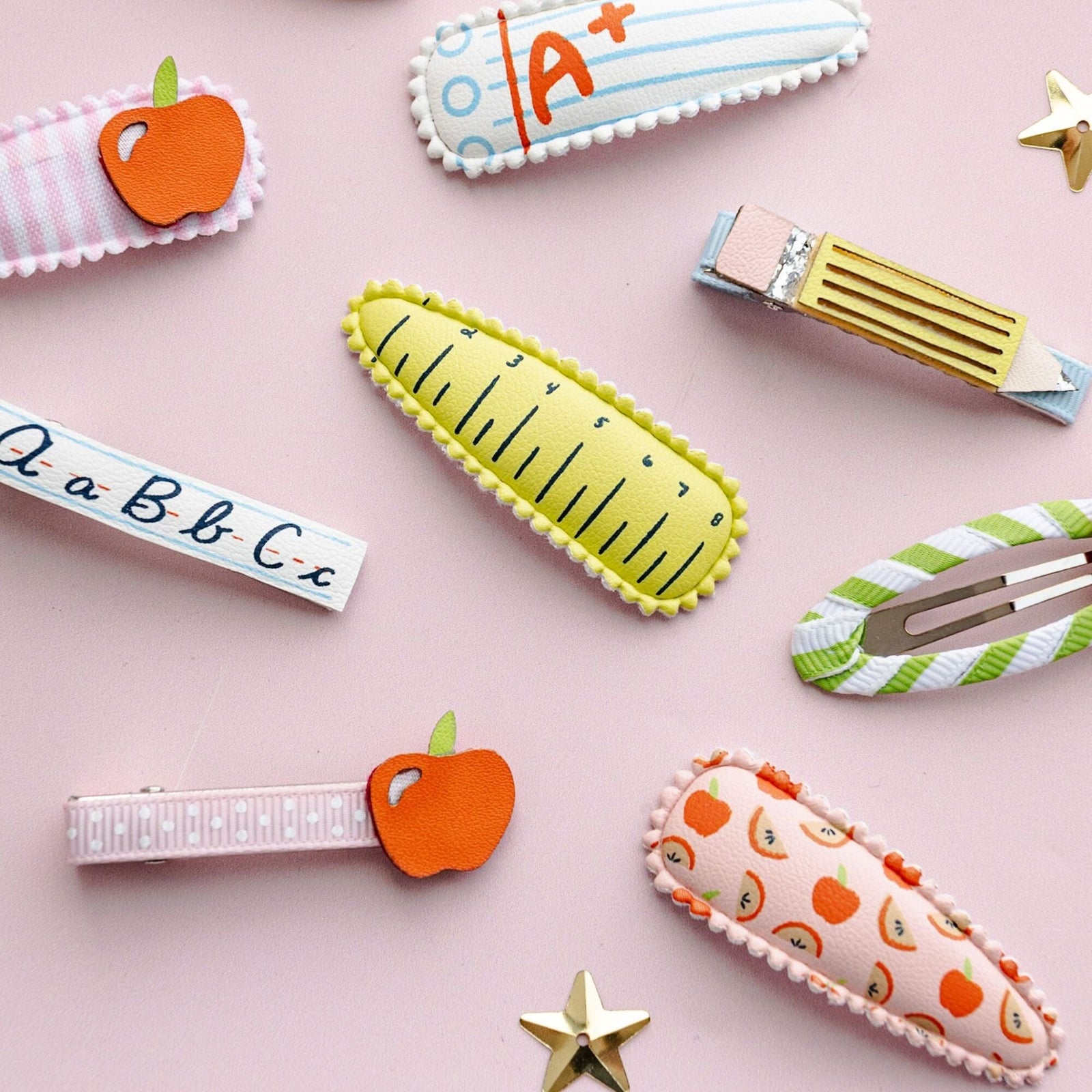 Smarty Pants ABC Hair Bar Clip Set