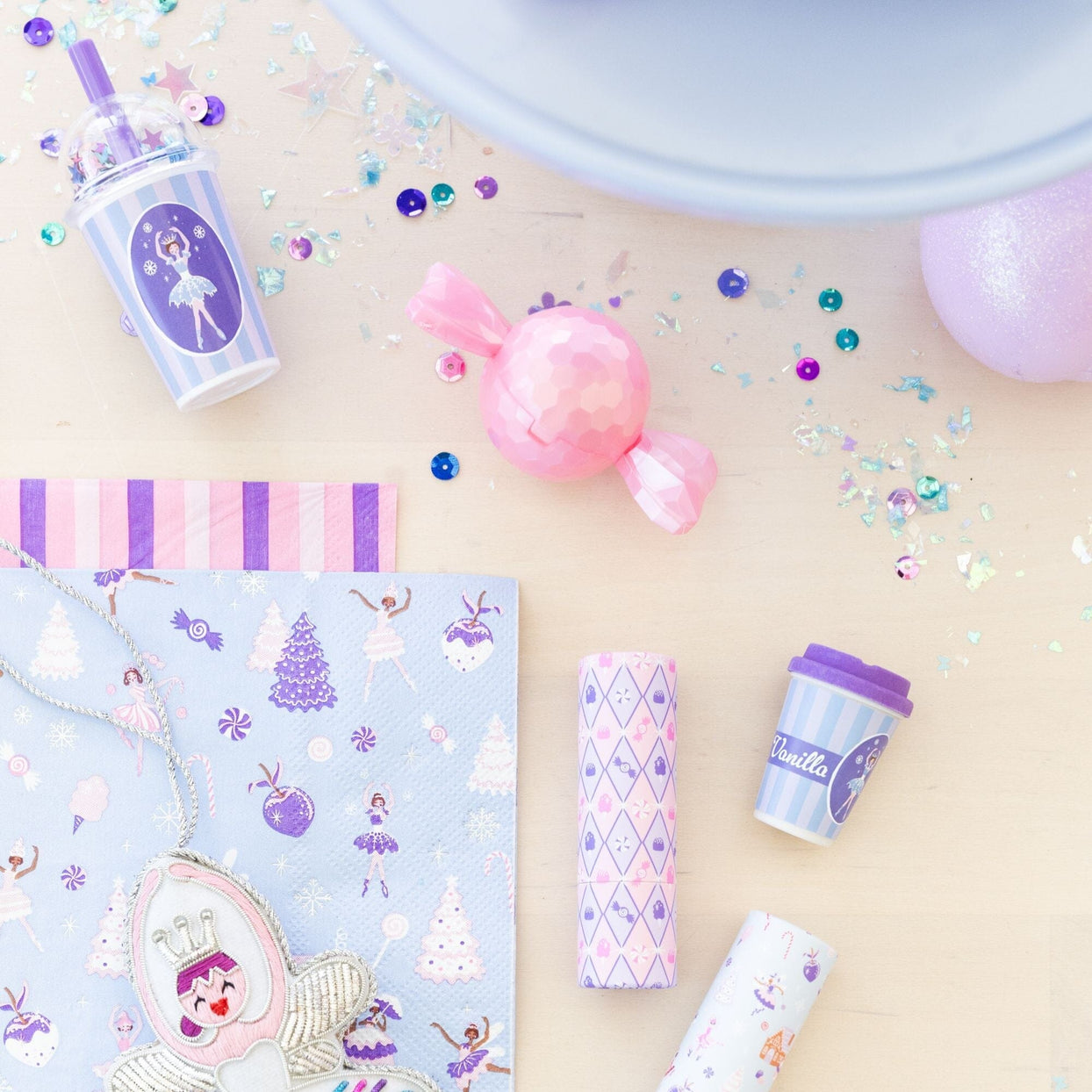 Sugarplum Cafe Eraser Set