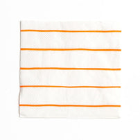 Clementine Frenchie Striped Large Napkins - Shop Sweet Lulu