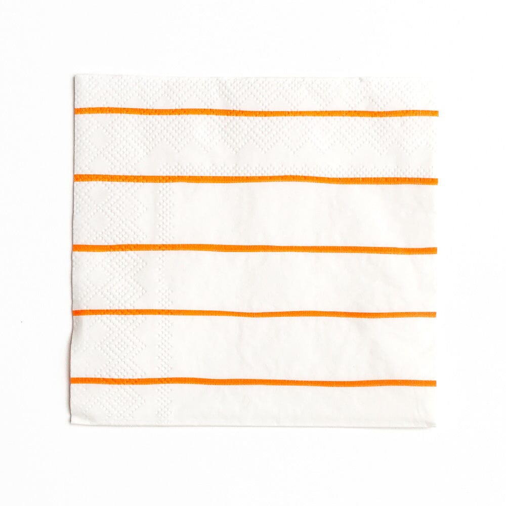 Clementine Frenchie Striped Large Napkins - Shop Sweet Lulu