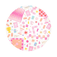 Game Night Pattern Dinner Plates - Shop Sweet Lulu