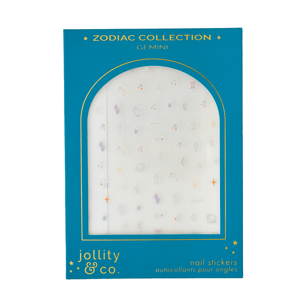 Zodiac Gemini Nail Stickers, Jollity & Co