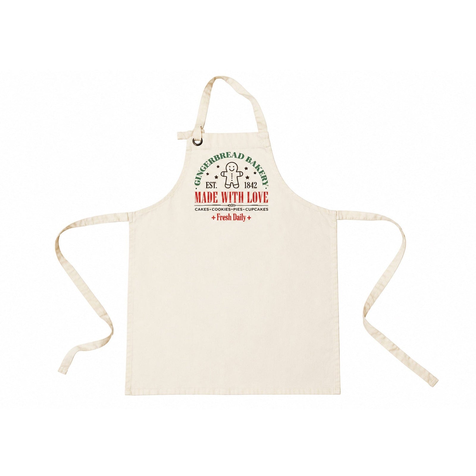 Gingerbread Bakery Christmas Apron