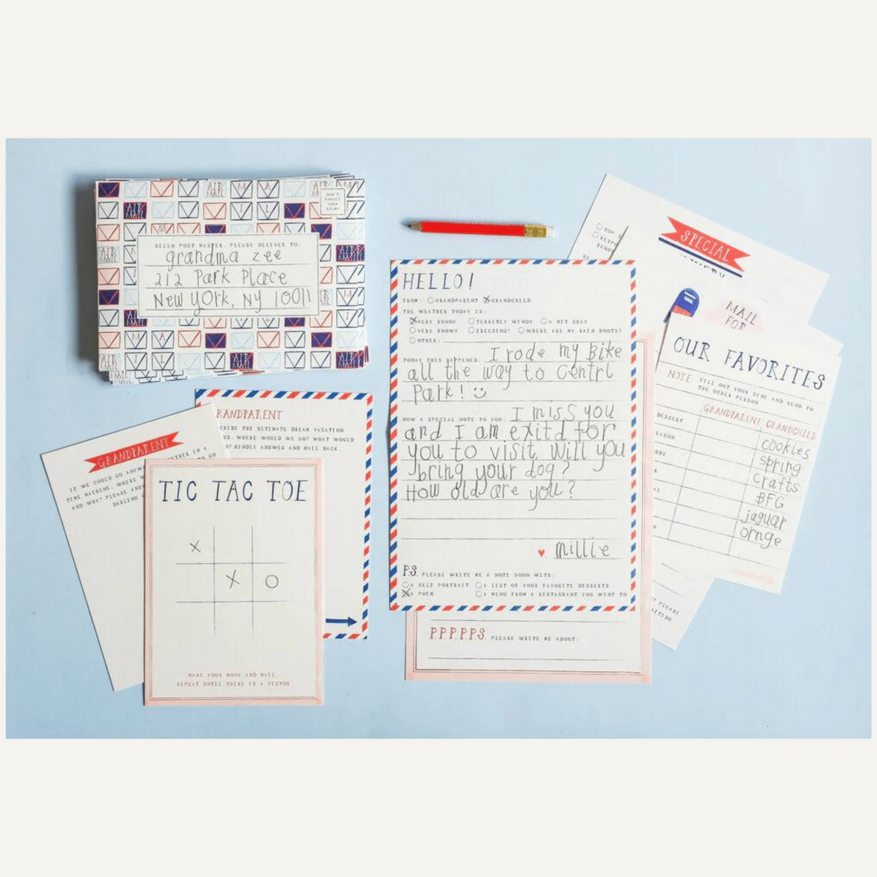 Grandparent + Grandchild Pen Pal Kit - Shop Sweet Lulu