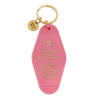 On My Way To Get Iced Coffee Keychain - Shop Sweet Lulu