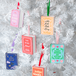 Book Christmas Ornament