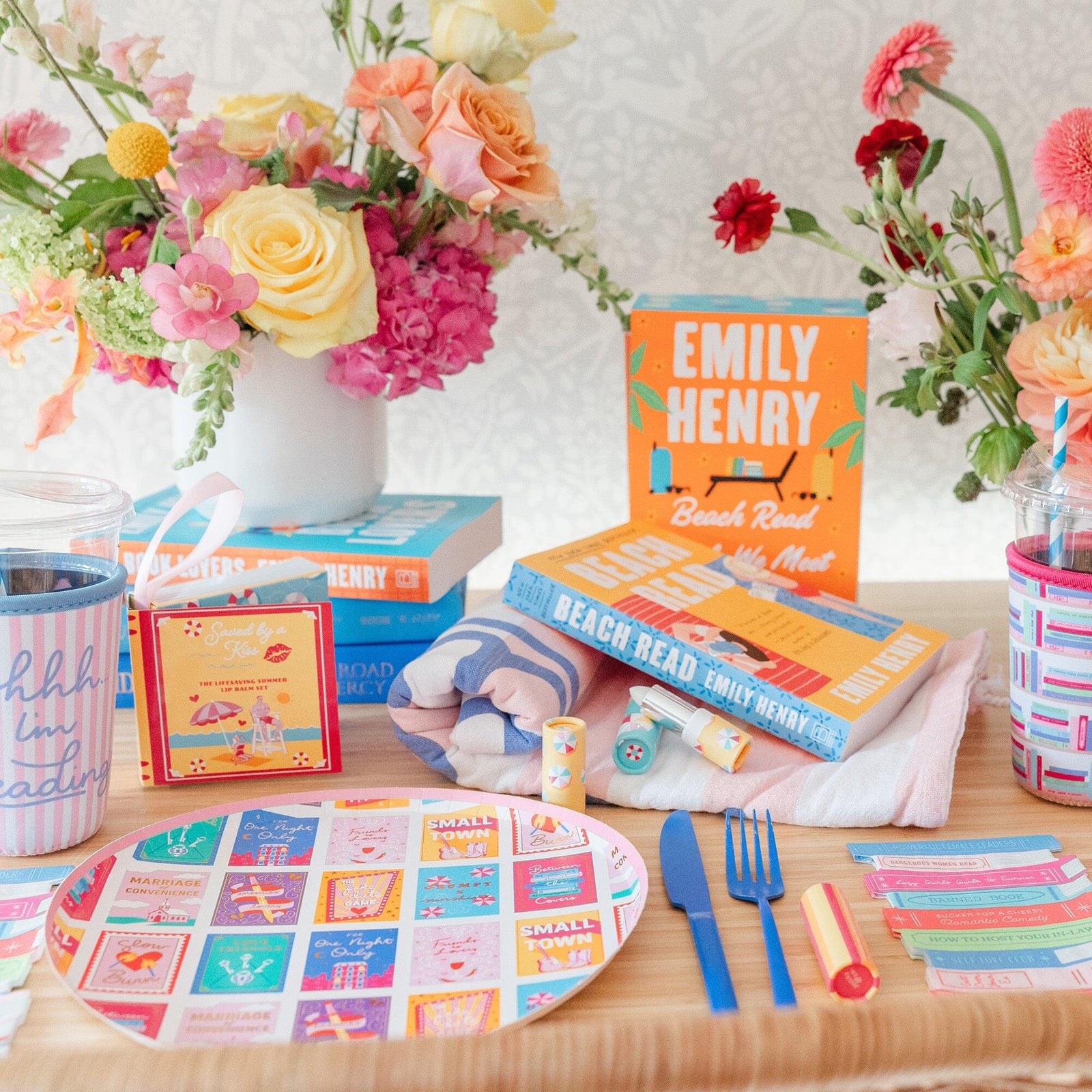 Saved By A Kiss Book Themed Lip Balm Set, Shop Sweet Lulu