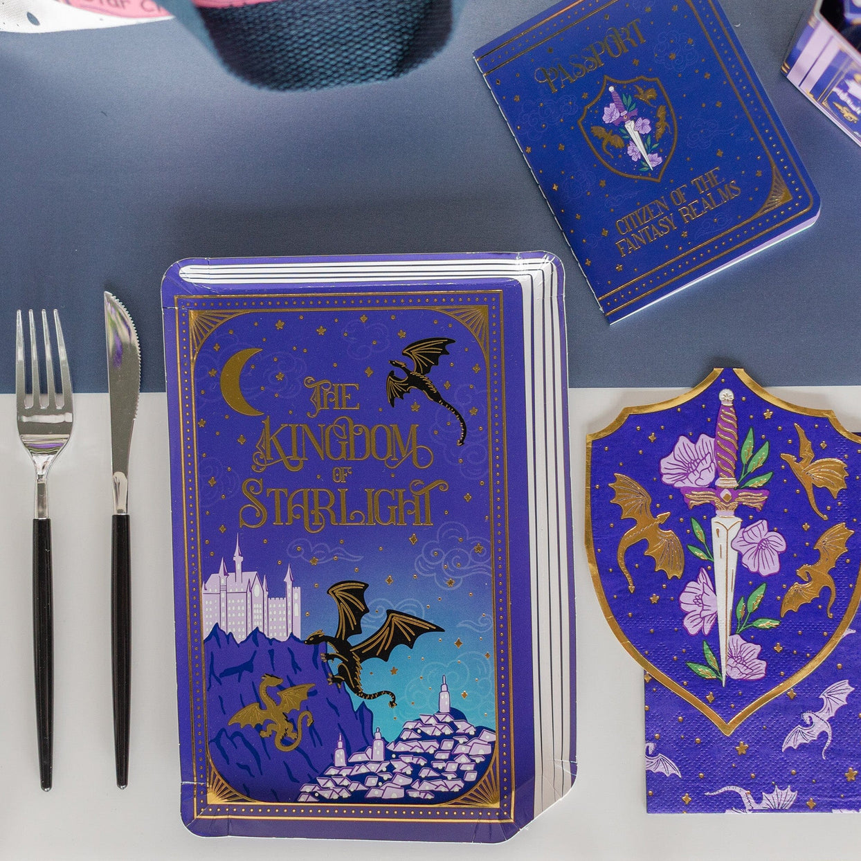 Romantasy Shield & Dagger Large Napkins
