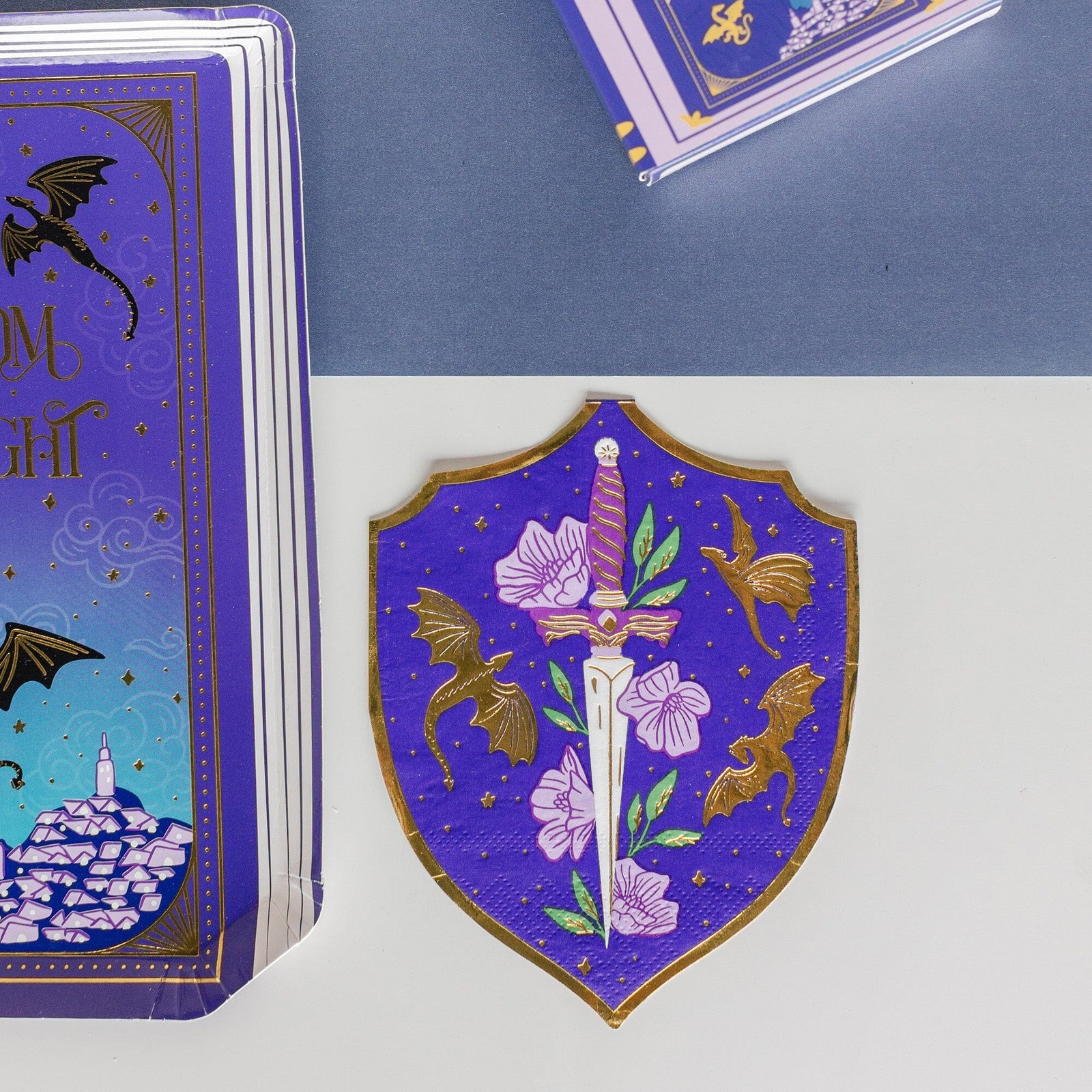 Romantasy Shield & Dagger Large Napkins