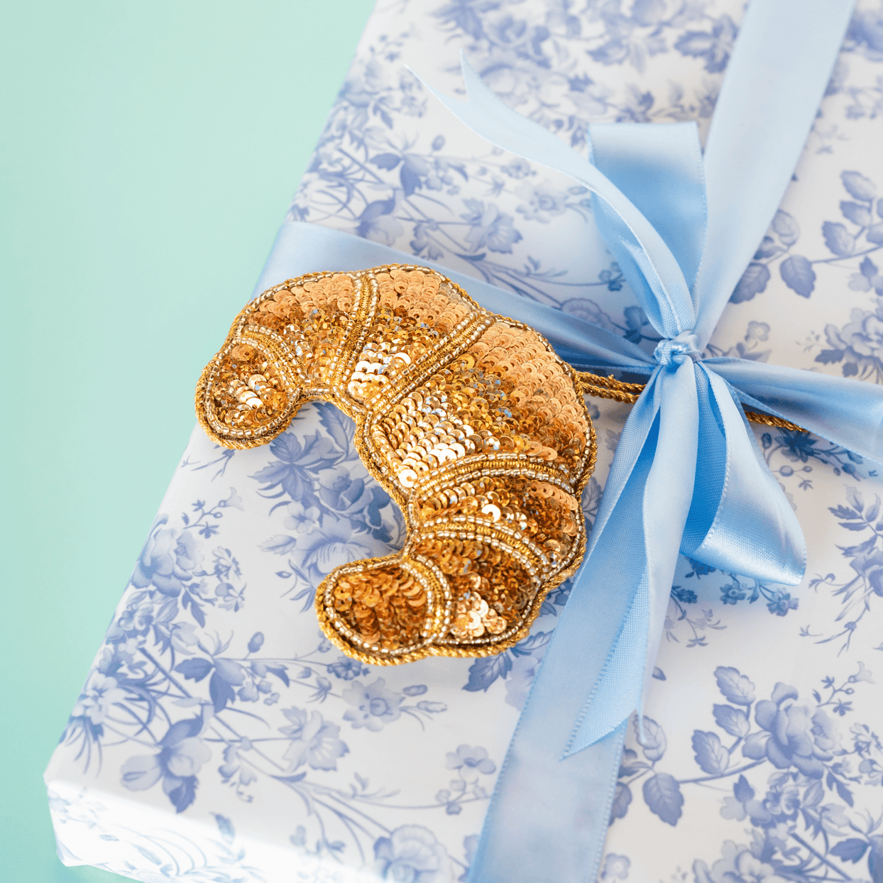 Croissant Christmas Ornament