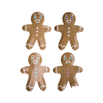 Holly Jollity Gingerbread Men Dinner Plates from Jollity & Co