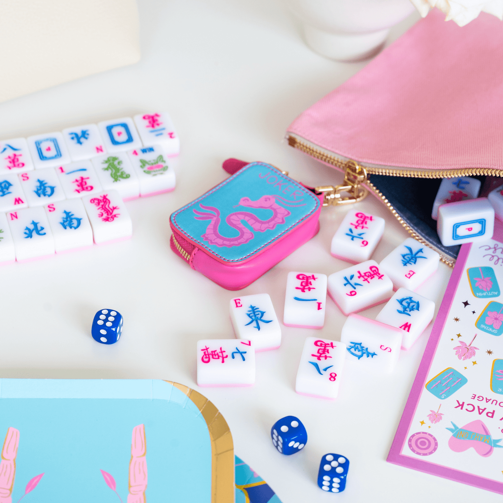 Mahjong Joker Bag Charm, Jollity & Co