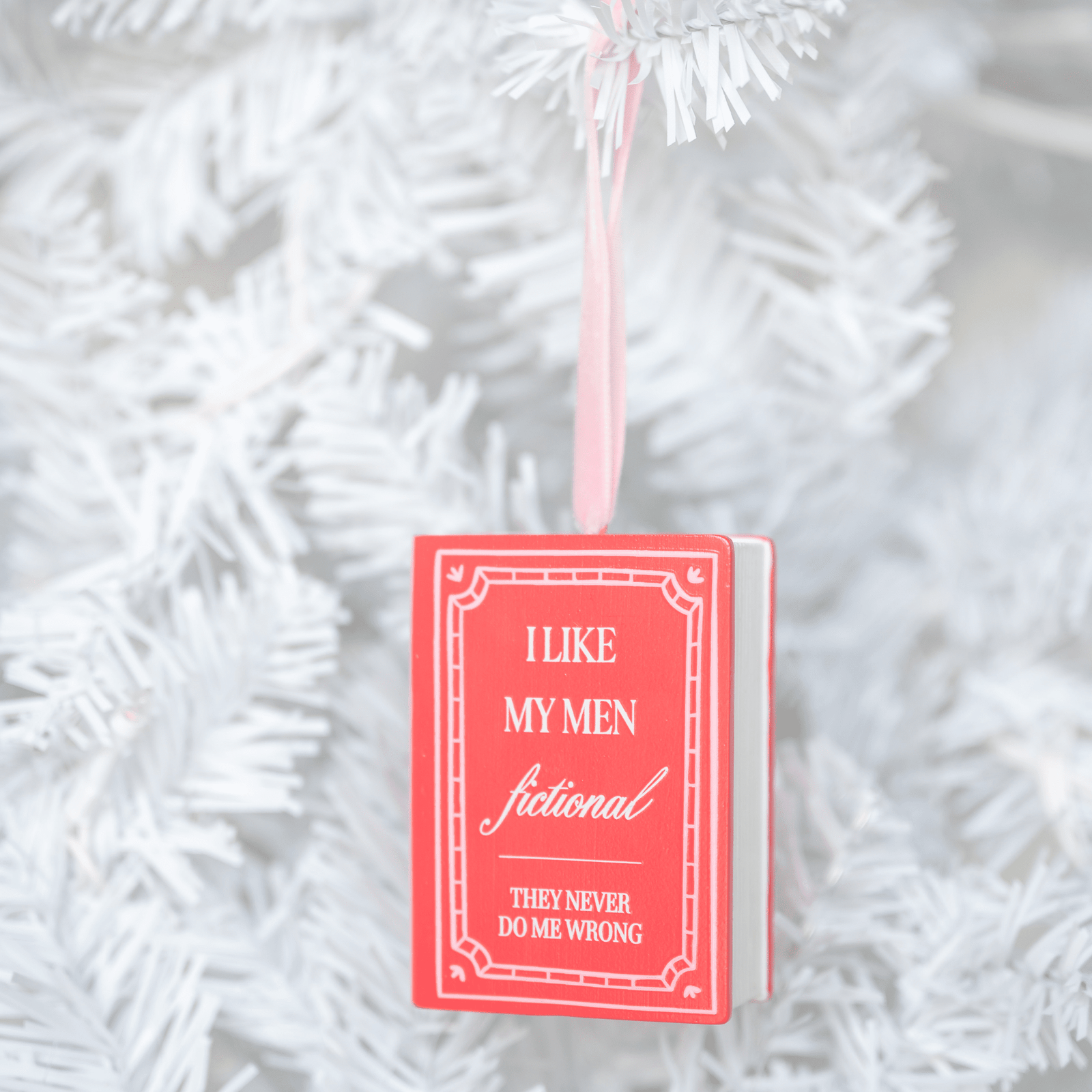 I Like My Men Fictional Christmas Ornament, Jollity & Co