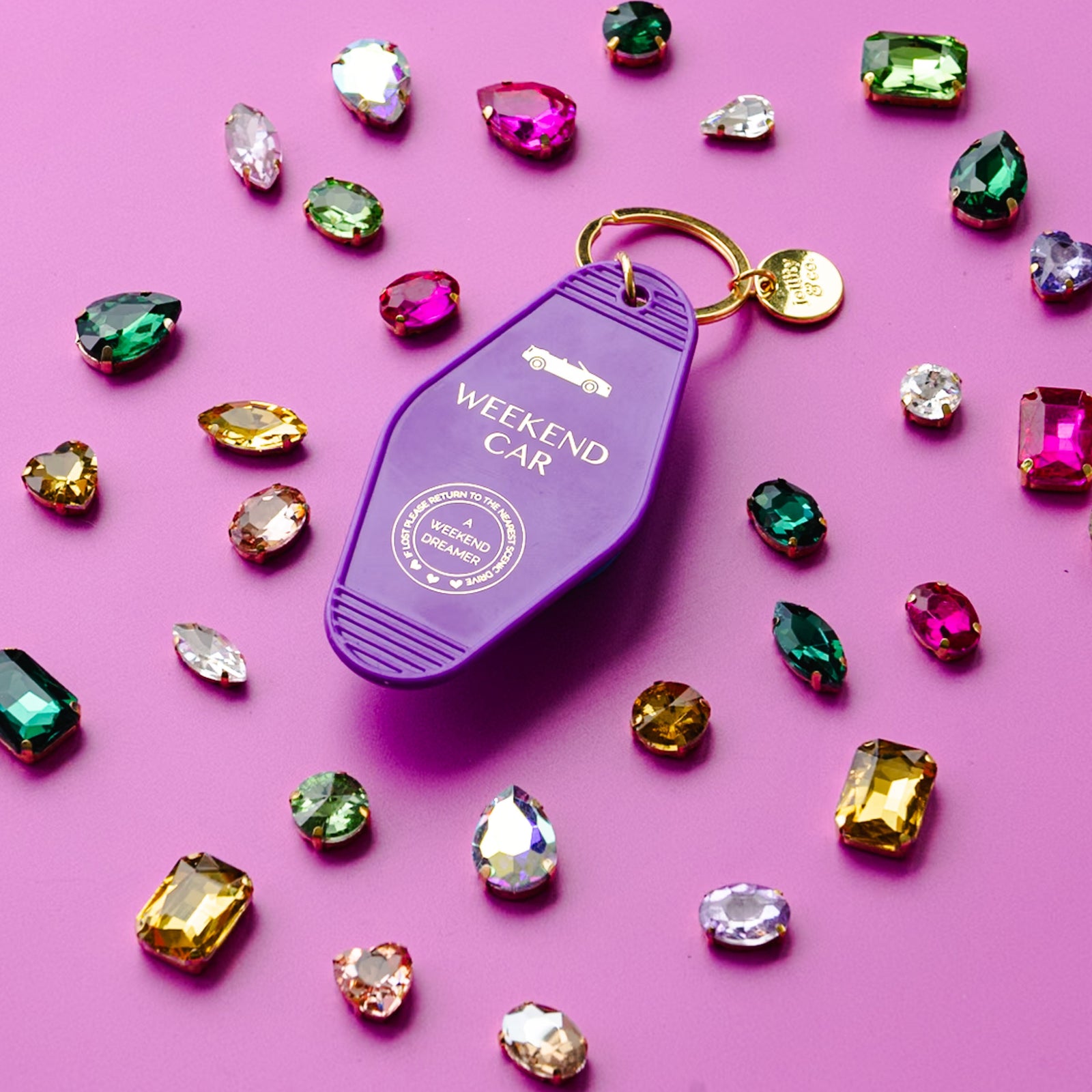 Weekend Car Keychain