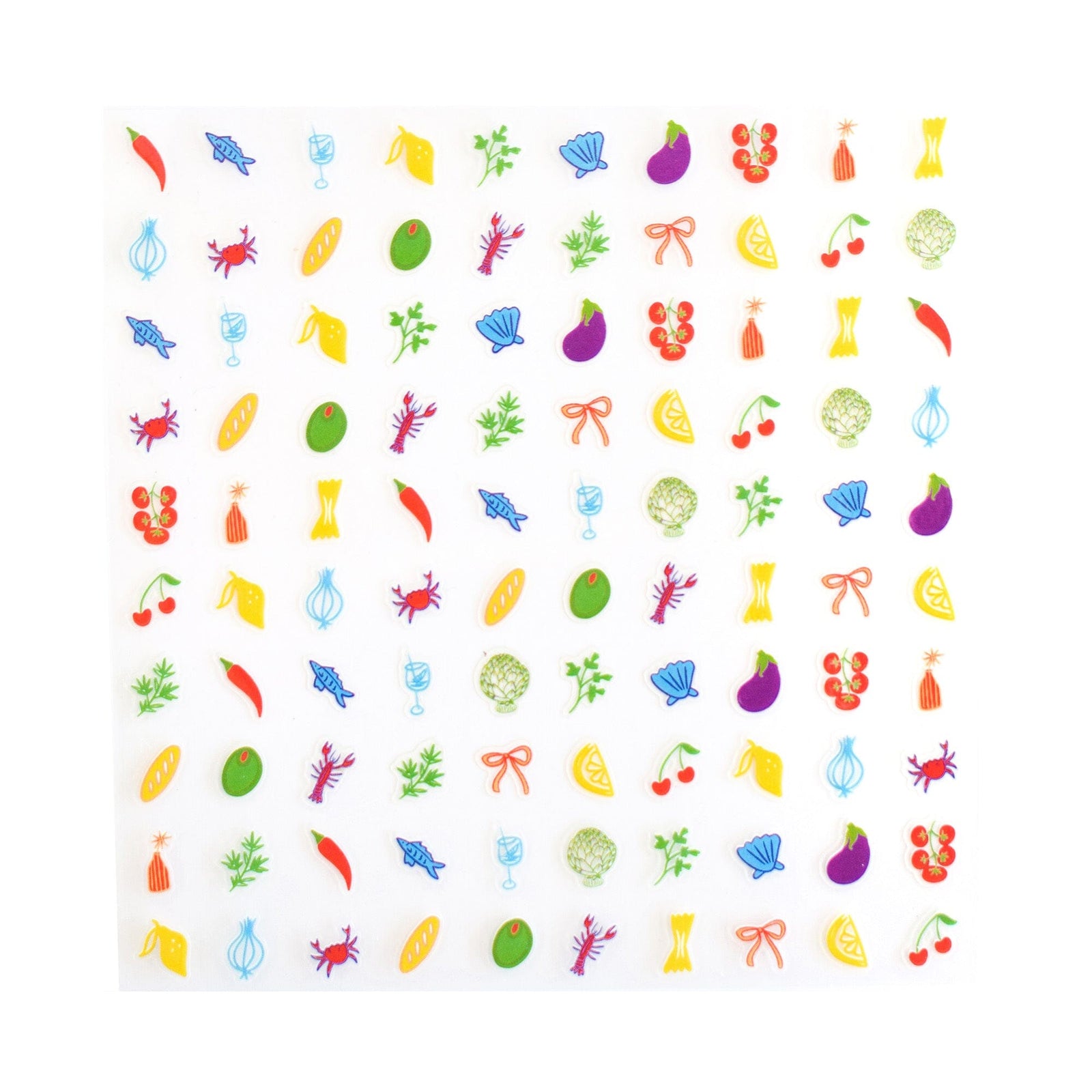 Le Dinner Savory Nail Stickers, Jollity & Co