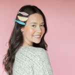Lemon and Sardines Vegan Leather Hair Clip Set, Jollity & Co