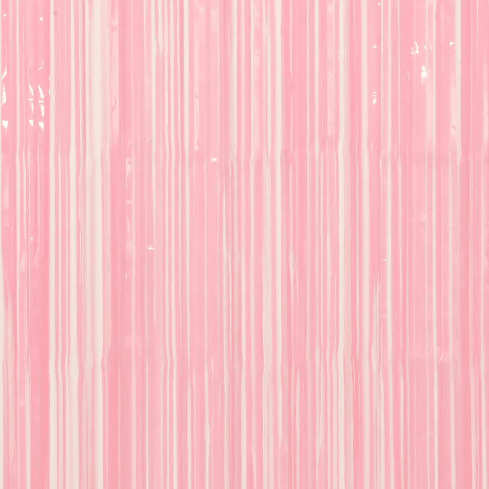 Matte Pink Party Curtain Set, Jollity & Co.