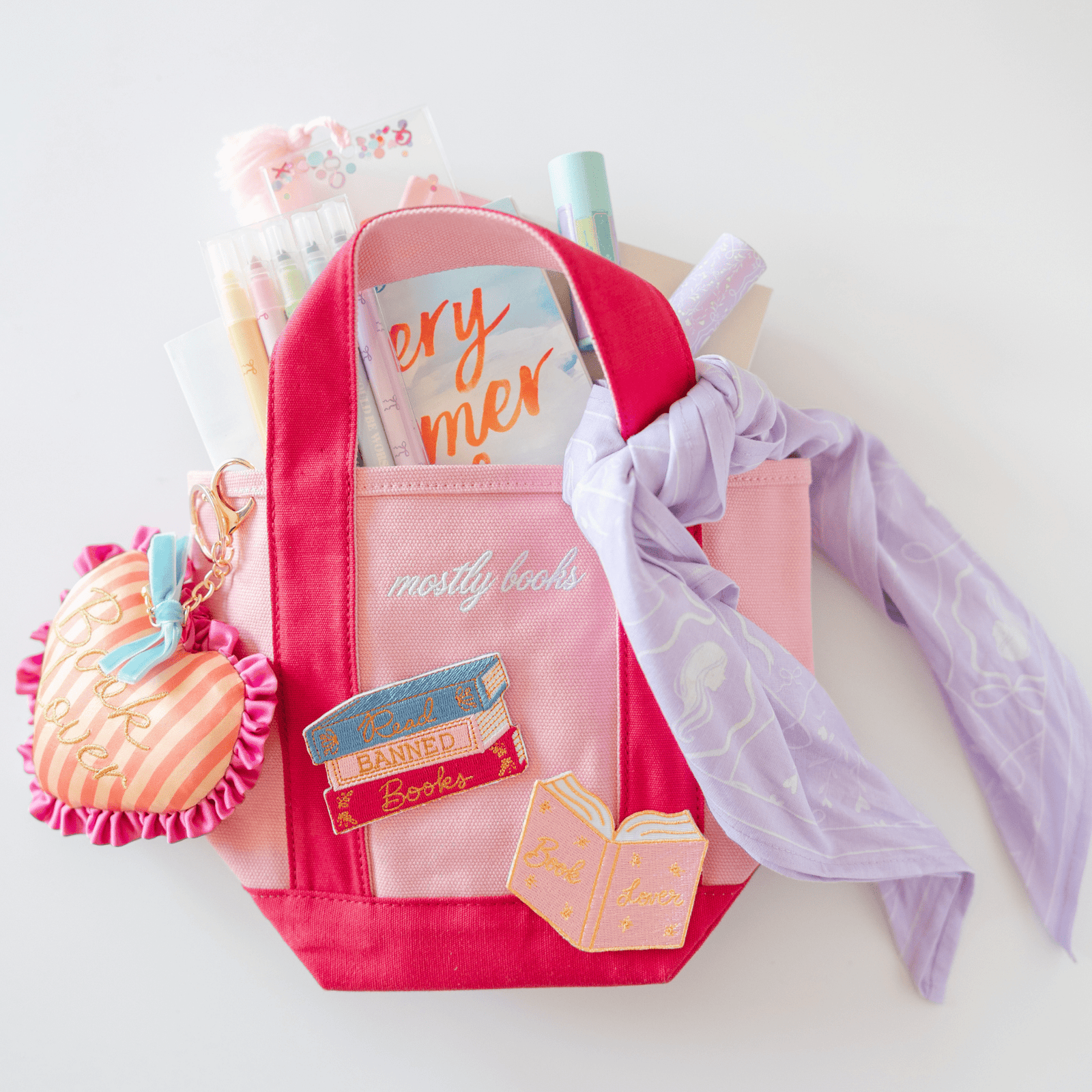 Mostly Books Mini Boat Tote, Shop Sweet Lulu