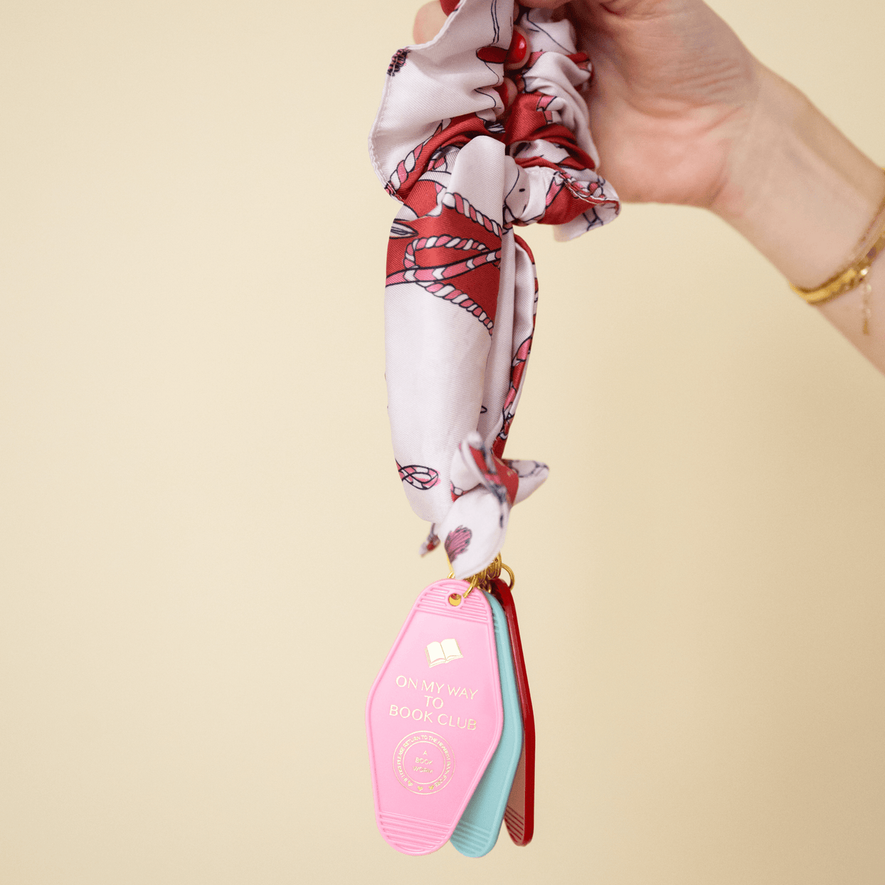 On My Way To Book Club Keychain, Jollity & Co