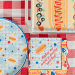 Patriotic Hot Dog Large Napkins, Jollity & CO