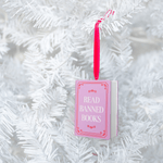 Read Banned Books Christmas Ornament