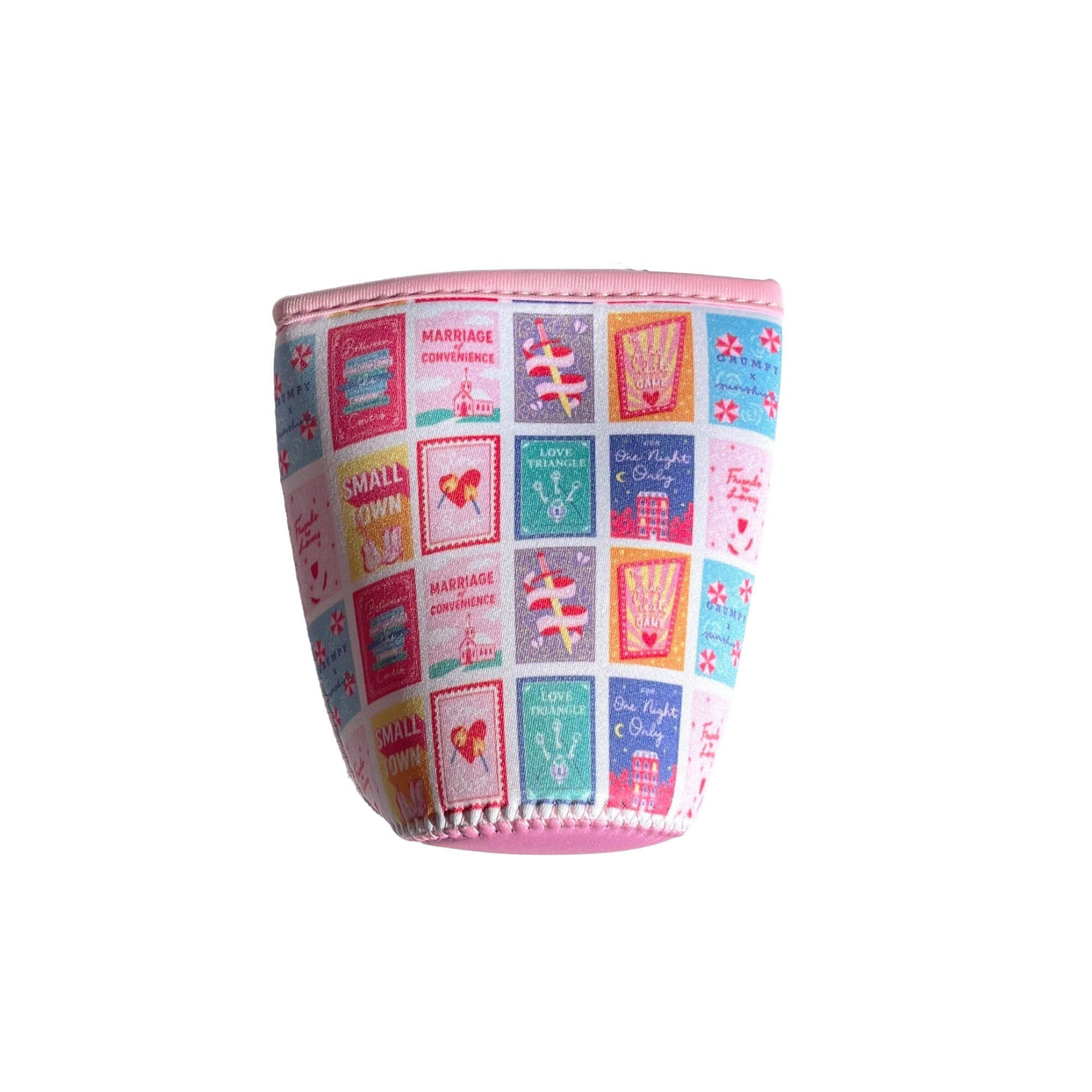 Rom Com Book Themed Beverage Sleeve Medium and Large, Shop Sweet Lulu