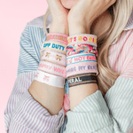 Witty Embroidered Bracelets, Jollity & Co