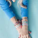 Witty Embroidered Bracelets, Jollity & Co