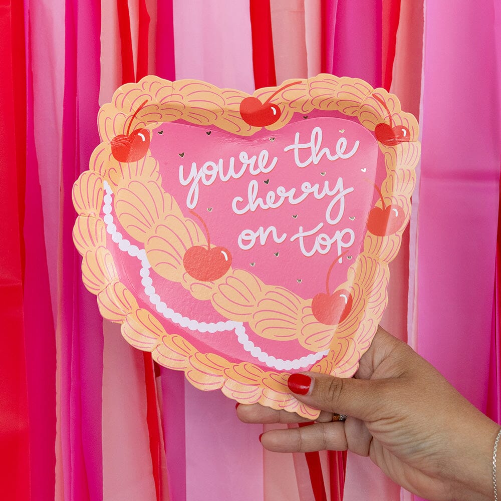 You're The Cherry On Top Dessert Plates