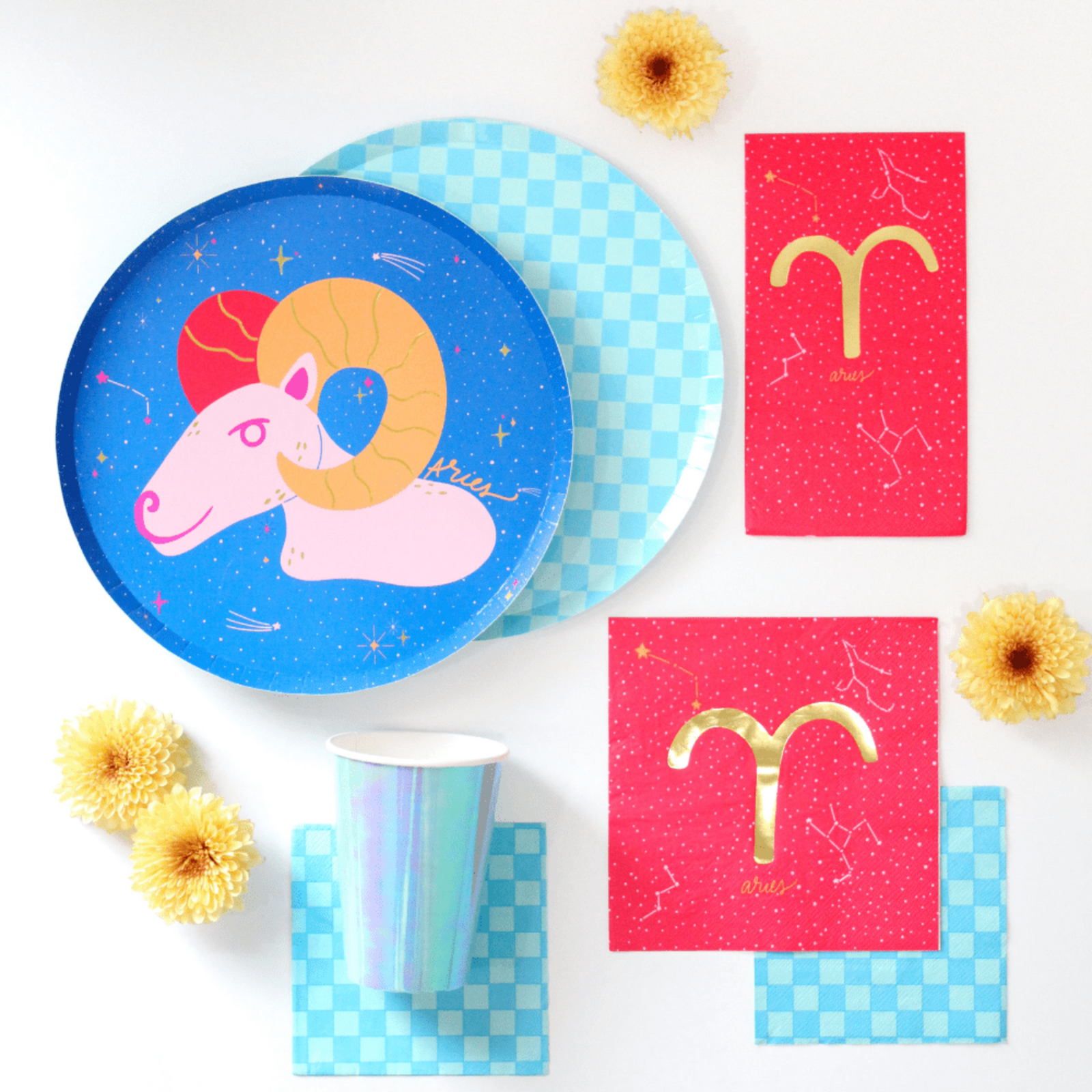 Zodiac Aries Guest Napkins, Jollity & Co