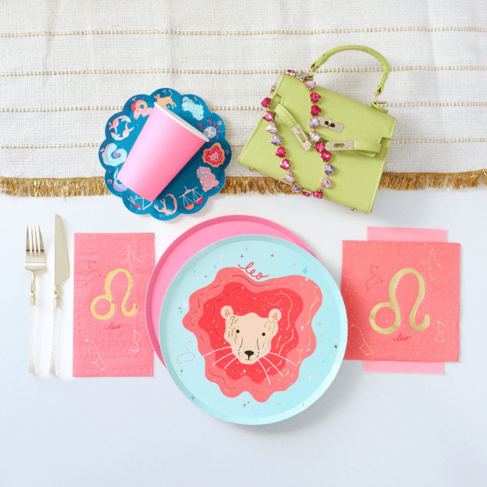 Zodiac Leo Guest Napkins, Jollity & Co