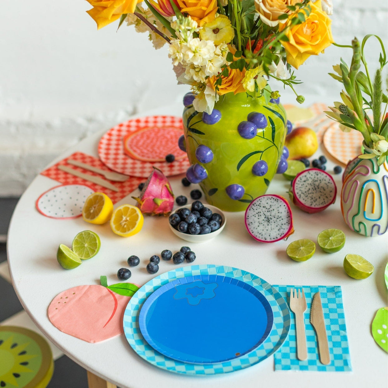 Le Dinner Blueberry Dessert Plates