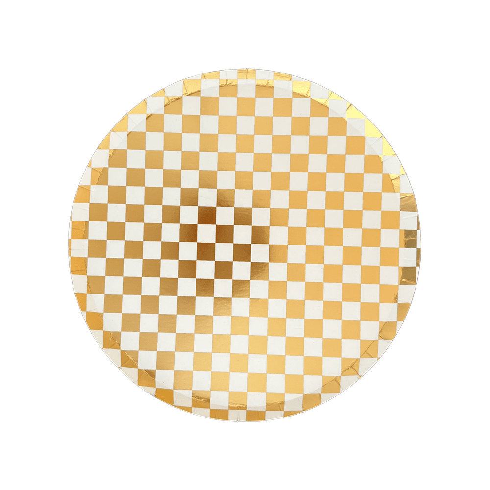 Check It! Gold Clash Dessert Plates - Shop Sweet Lulu