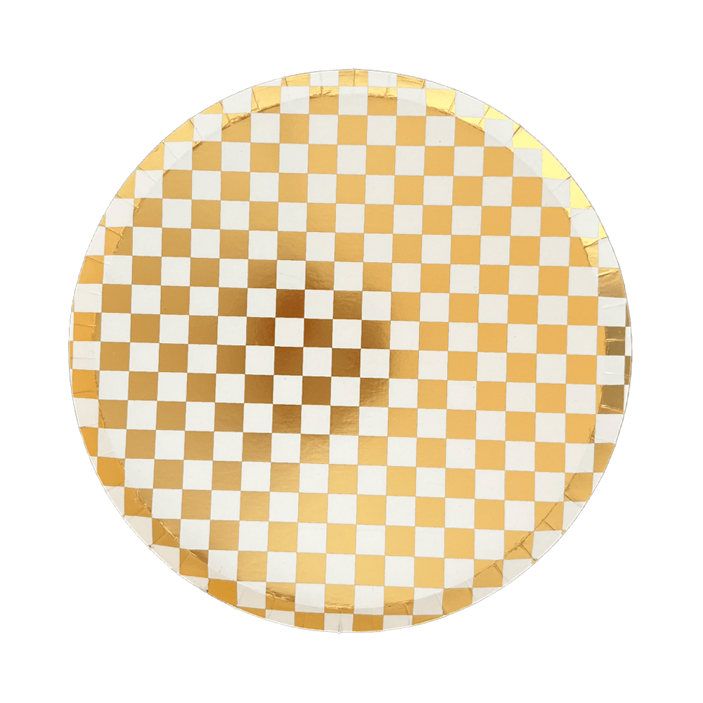 Check It! Gold Clash Dinner Plates - Shop Sweet Lulu