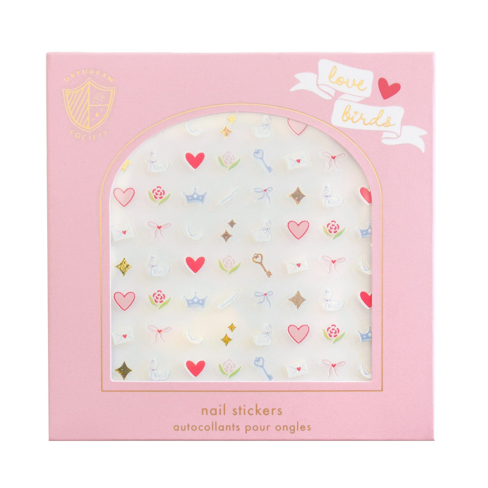 Love Birds Nail Stickers