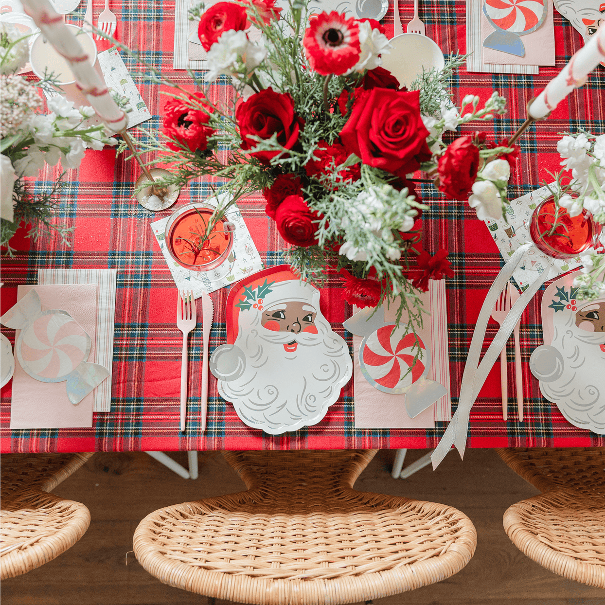 Peppermint Candy Napkins - Choose from 2 Color Options