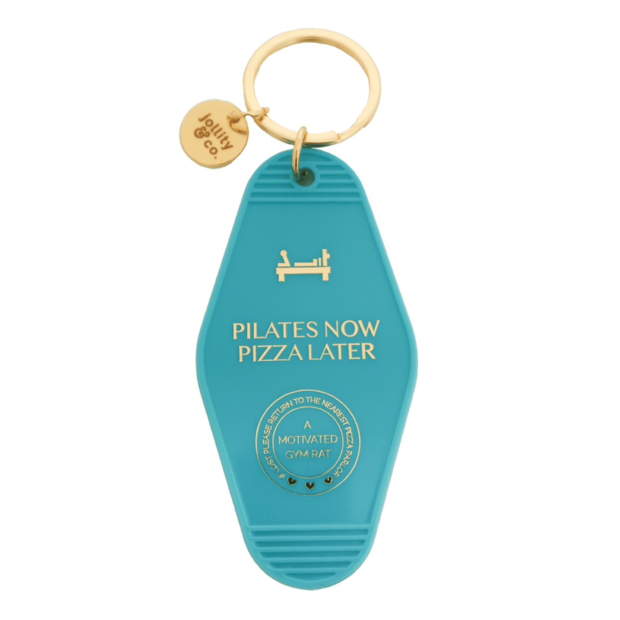 Pilates Now Pizza Later Keychain - Shop Sweet Lulu