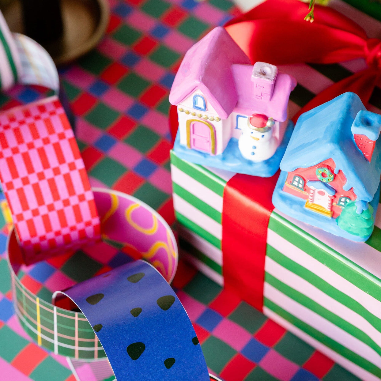 Season of Cheer Christmas Village DIY Ceramic Paint Kit