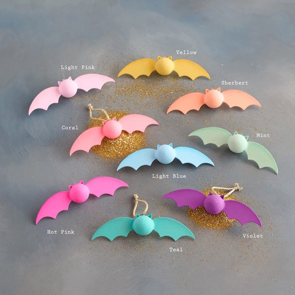 10" Rainbow Bat Ornament - 9 Color Options, Shop Sweet Lulu