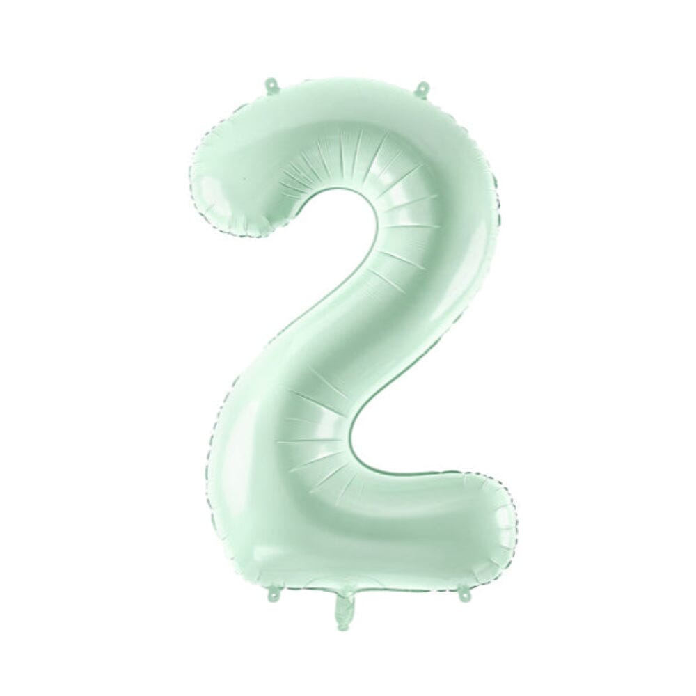 28" Number Balloon, Mint - 10 Style Options, Shop Sweet Lulu