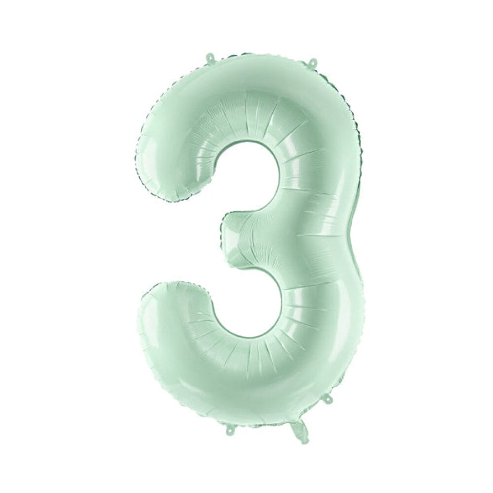 28" Number Balloon, Mint - 10 Style Options, Shop Sweet Lulu