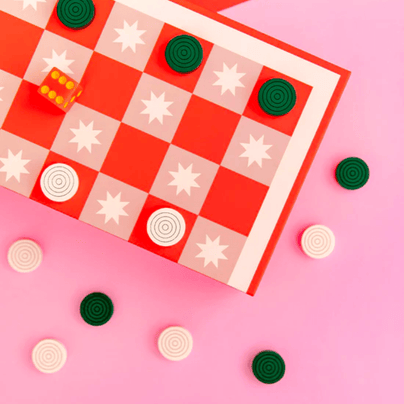 Game Night! 2-in-1 Checkers & Backgammon Board - Shop Sweet Lulu