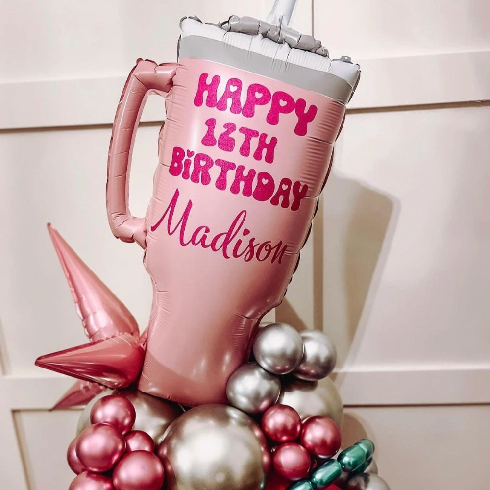 30" Stanley Cup Balloon - Mint, Shop Sweet Lulu