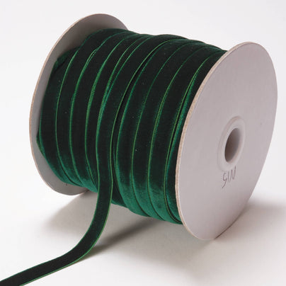 33 Yard Forest Green Woven Velvet Ribbon, Shop Sweet Lulu