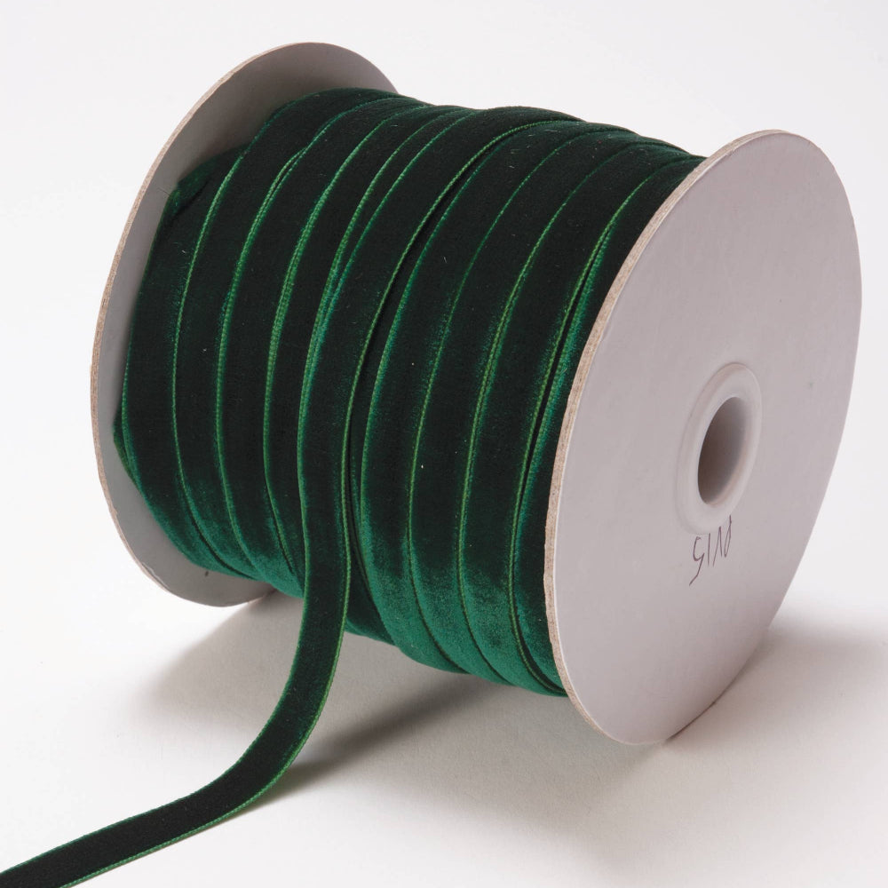 33 Yard Forest Green Woven Velvet Ribbon, Shop Sweet Lulu