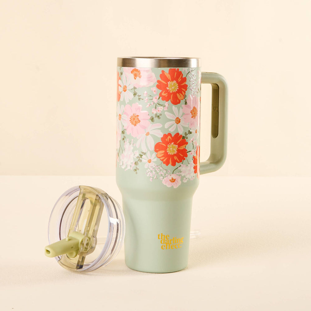40oz Lifestyle Flip Straw Tumbler - Bouquet Beauty Sage, Shop Sweet Lulu