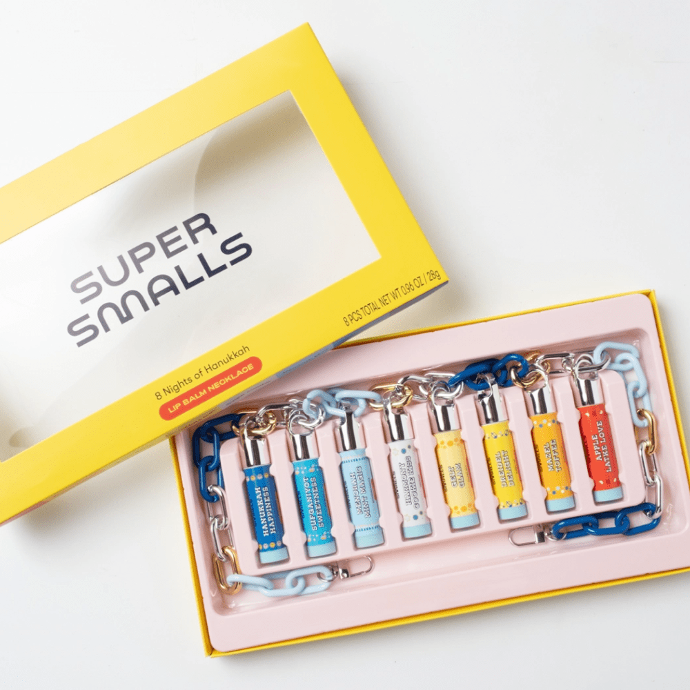 8 Nights of Hanukkah Lip Balm Necklace, Shop Sweet Lulu