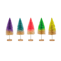9" Sisal Bottle Brush Tree, Ombre - 5 Color Options - Shop Sweet Lulu