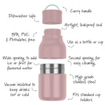 Skittle Active Water Bottle, Pink, Shop Sweet Lulu