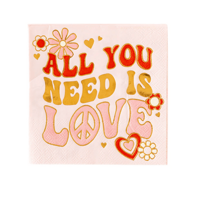 All You Need is Love Cocktail Napkins, Shop Sweet Lulu